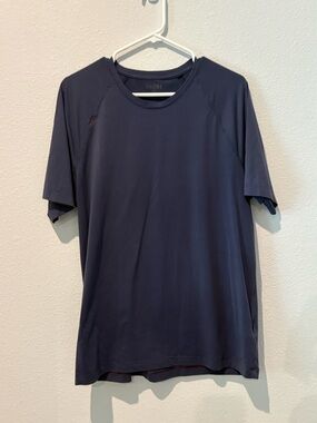 RHONE Men's Short Sleeve Performance Tee - Navy Blue